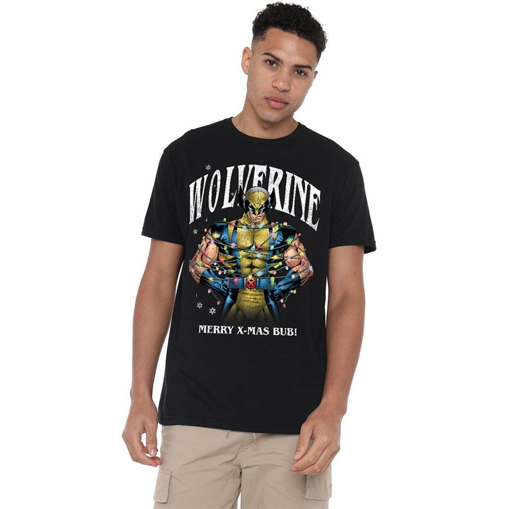 Marvel Wolverine Merry Xmas Bub! T-Shirt Black