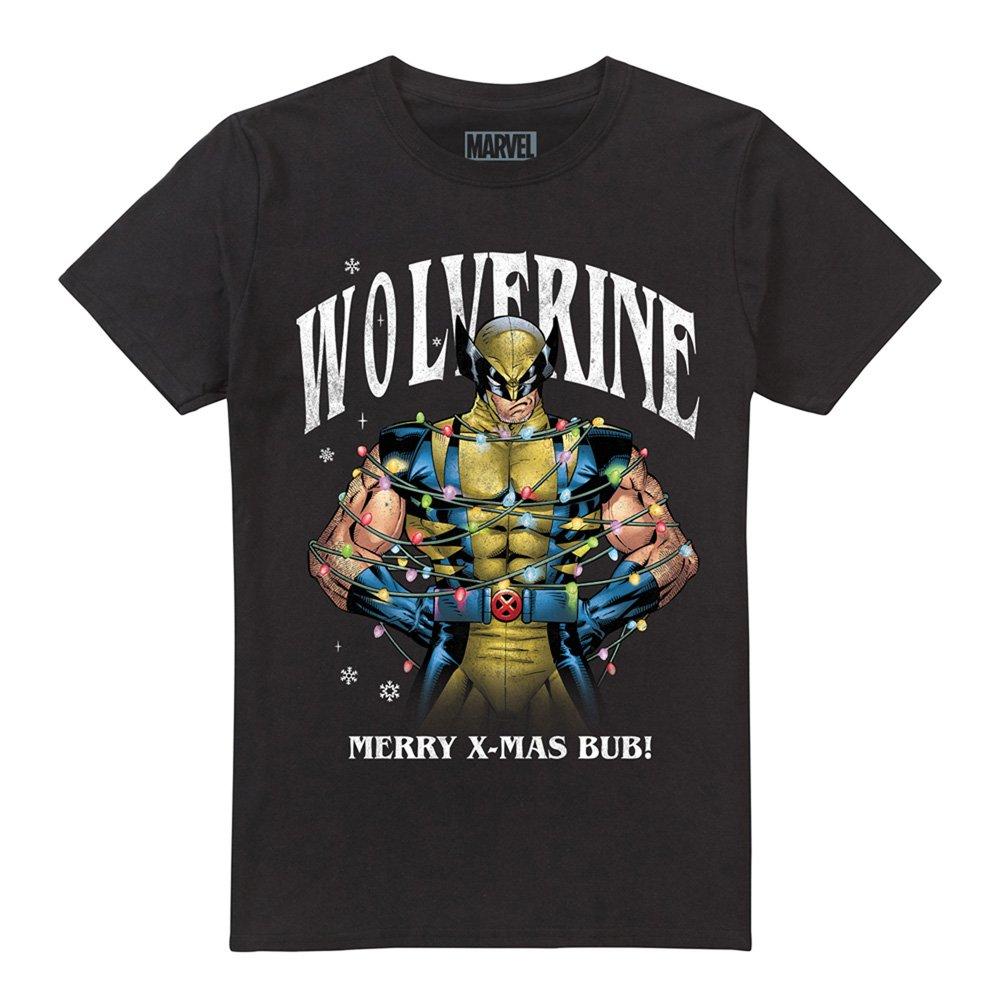 Black - Marvel - Wolverine Merry Xmas Bub! T-Shirt Black - 4