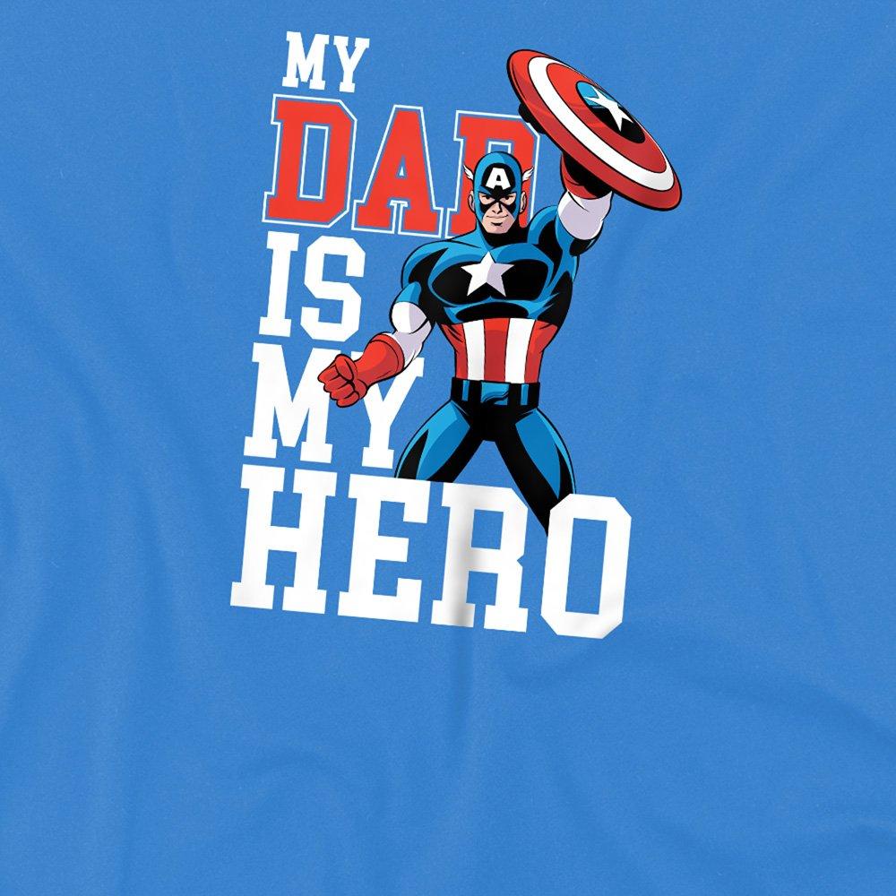 Bright Blue - Marvel - Marvel Cross Franchise Captain America Dad Hero Co - 2