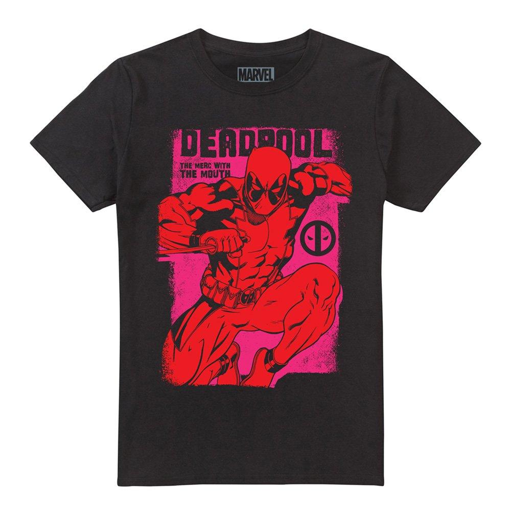 Black - Marvel - Deadpool Merc With A Mouth Attack T Shirt Black - 4