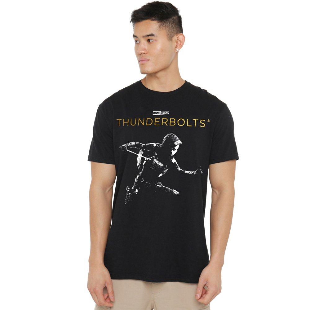 Marvel Men's Thunderbolts Taskmaster Highlight T-Shirt Black - XXL
