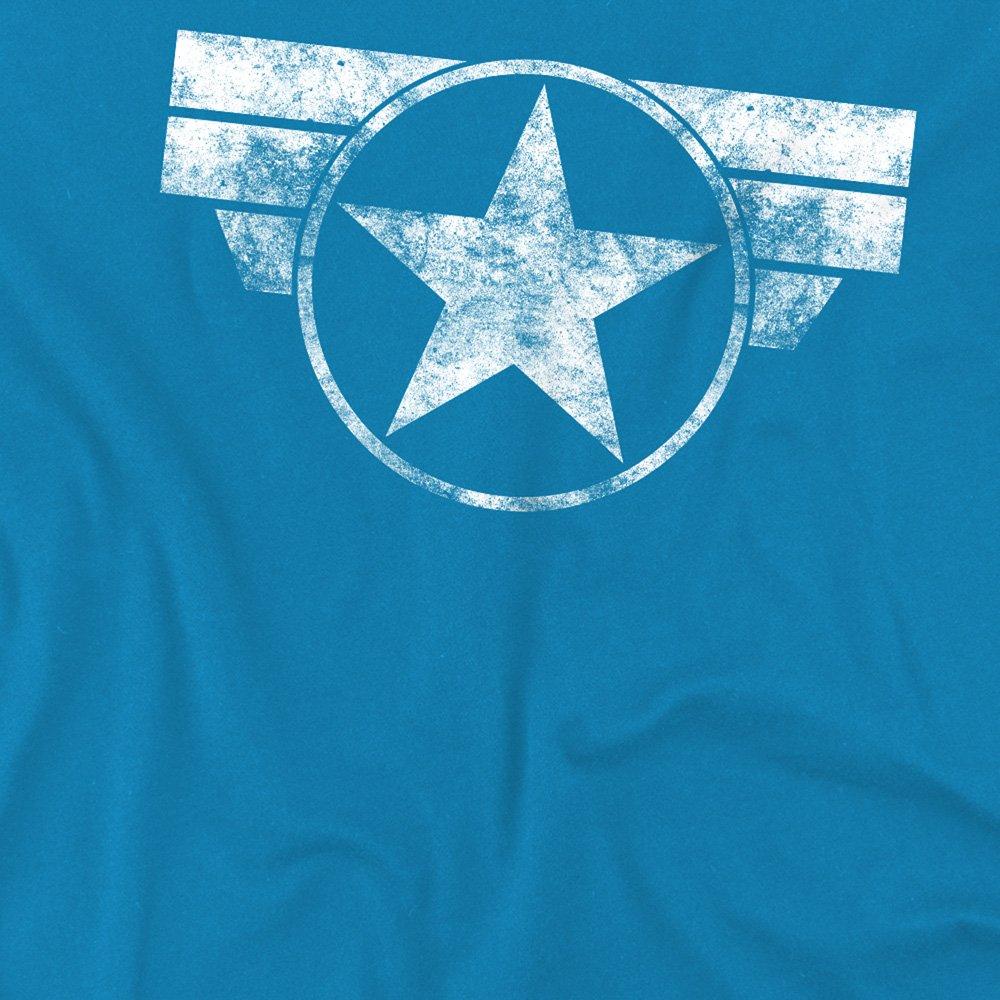 Bright Blue - Marvel - Marvel Cap Logo Cotton T-Shirt Bright Blue - 2