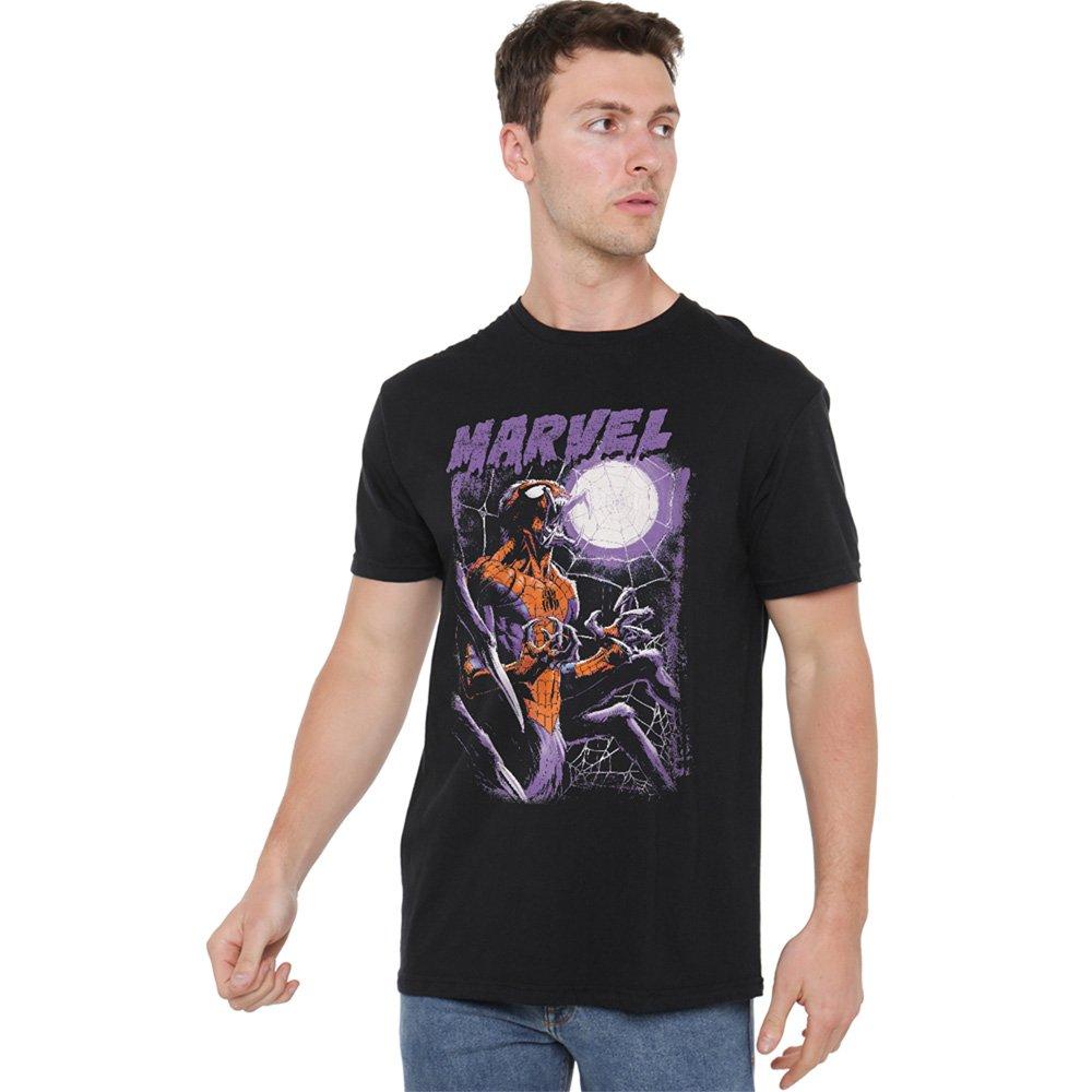 Marvel Men's Halloween Manspider Roars T-Shirt Black - M