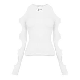 Off White Cut Out Top