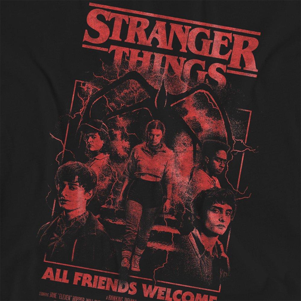 Black - Stranger Things - Stranger Things Mindflayer Group Horror Movie Post - 2