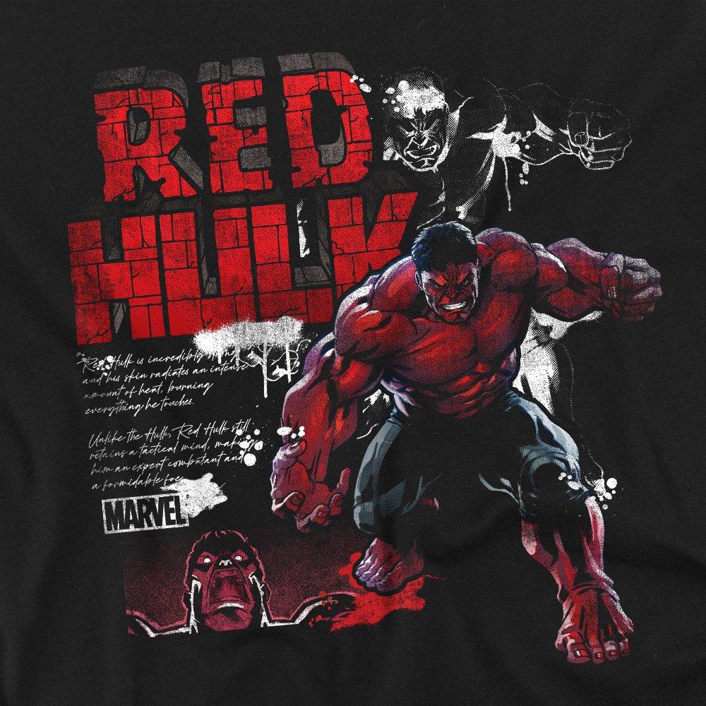 Black - Marvel - Captain America Brave New World Red Hulk Rage T-Sh - 2