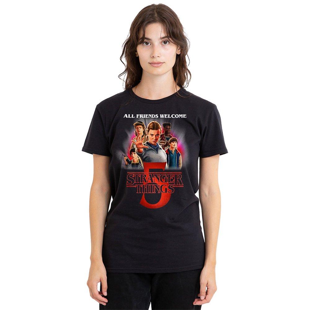 Black - Stranger Things - Stranger Things Season Five Poster T-Shirt Black - 1