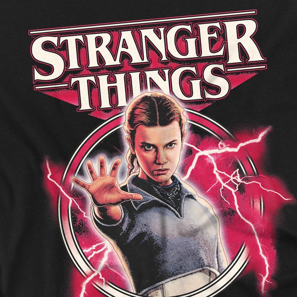 Black - Stranger Things - Stranger Things Eleven Lightning Poster Oversized - 2