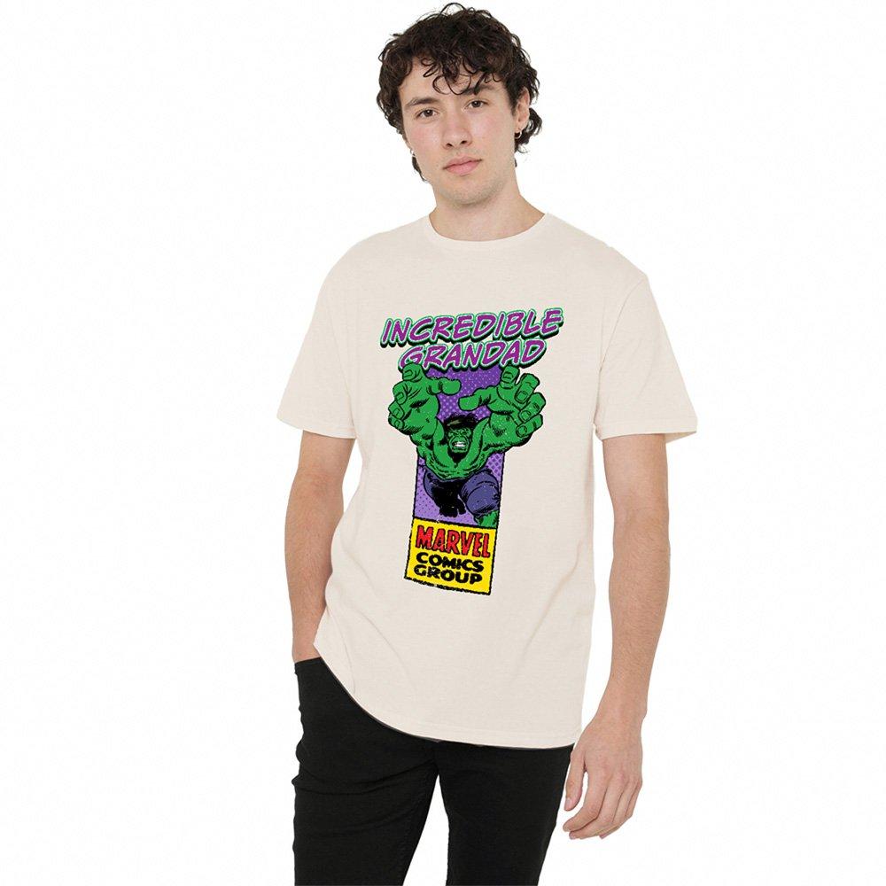 Marvel Men's Comics Presents Corner Box Incredible Hulk - Beige - XXL