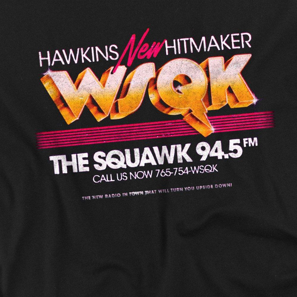 Black - Stranger Things - Stranger Things Wsqk Tv Advert T-Shirt Black - 2