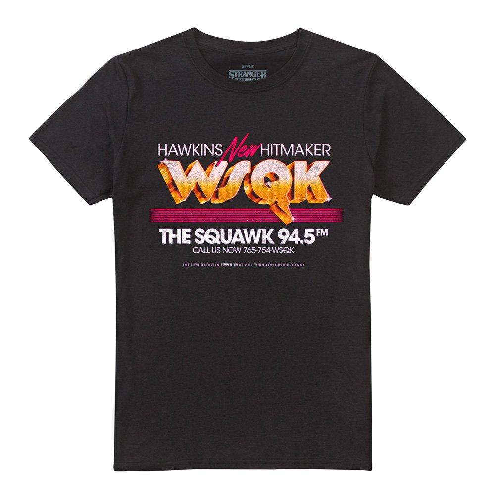Black - Stranger Things - Stranger Things Wsqk Tv Advert T-Shirt Black - 4