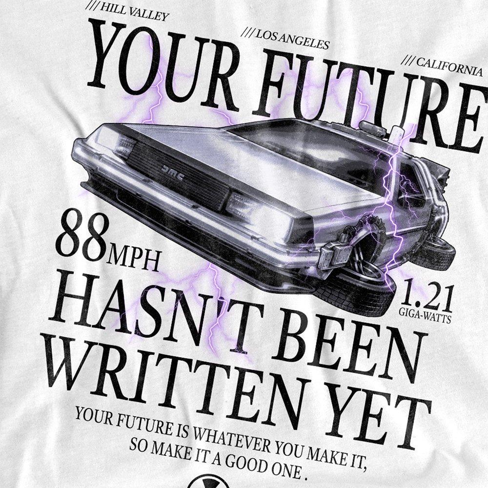 White - Universal - Back To The Future It HasnT Been Written Back T-S - 3