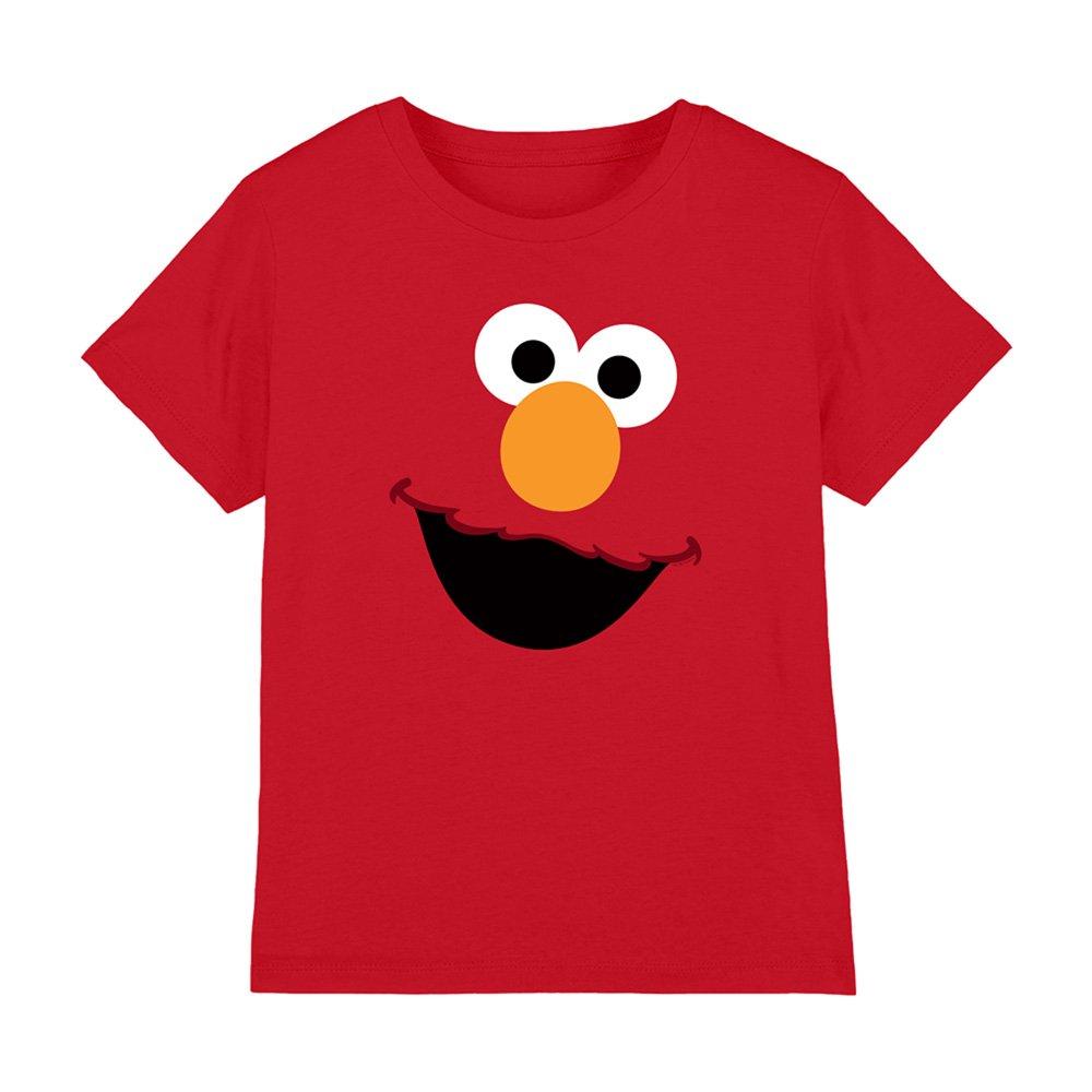 Red - Sesame Street - Elmo Face T-Shirt - 1