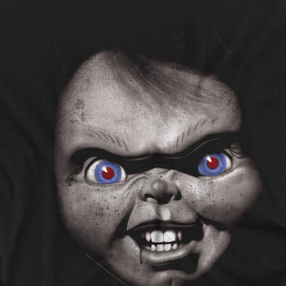 Black - Universal - Chucky Good Guys Large Face T-Shirt Black - 2