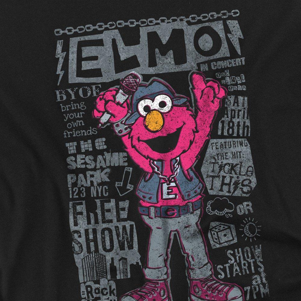 Black - Sesame Street - Elmo Band T-Shirt Black - 2