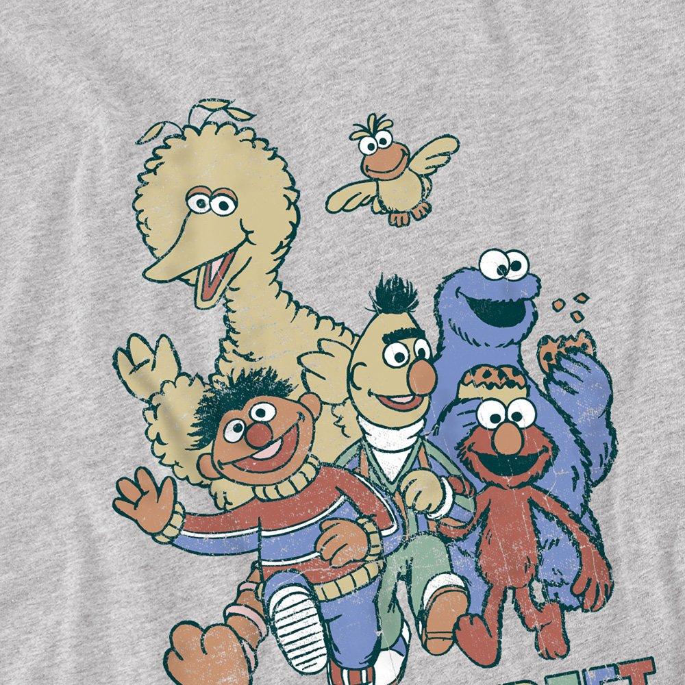 Grey - Sesame Street - Colourful Group T-Shirt - 2