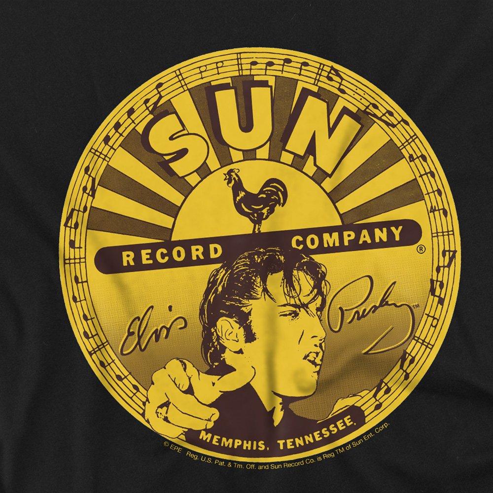 Black - Elvis Presley - Sun Elvis Full Sun Label Kids T-Shirt Black - 2