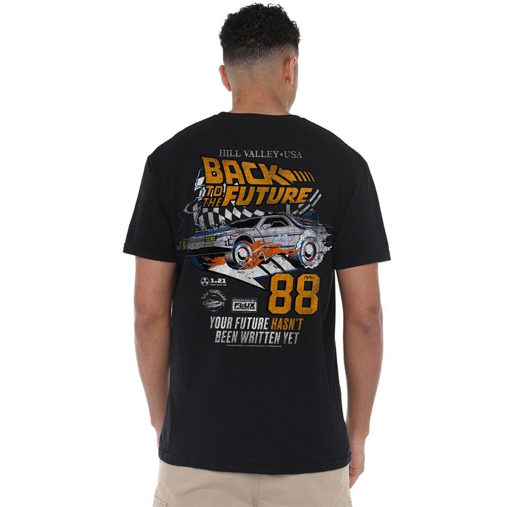 Black - Universal - Back To The Future Racing 88Mph Back T-Shirt Blac - 1