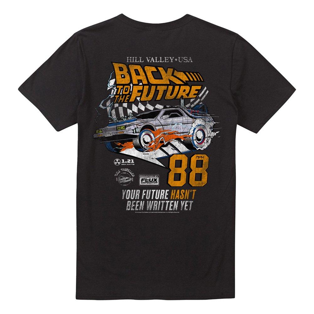 Black - Universal - Back To The Future Racing 88Mph Back T-Shirt Blac - 4