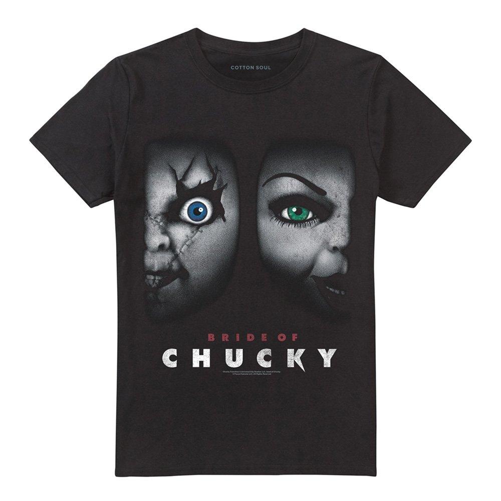 Black - Universal - Chucky Bride Of Chucky Vintage Poster T-Shirt Bla - 4