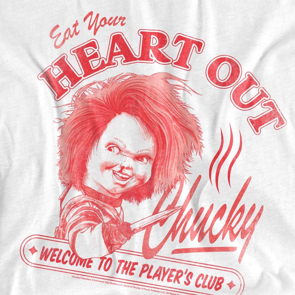 White - Universal - Chucky Eat Your Heart Out T-Shirt White - 2