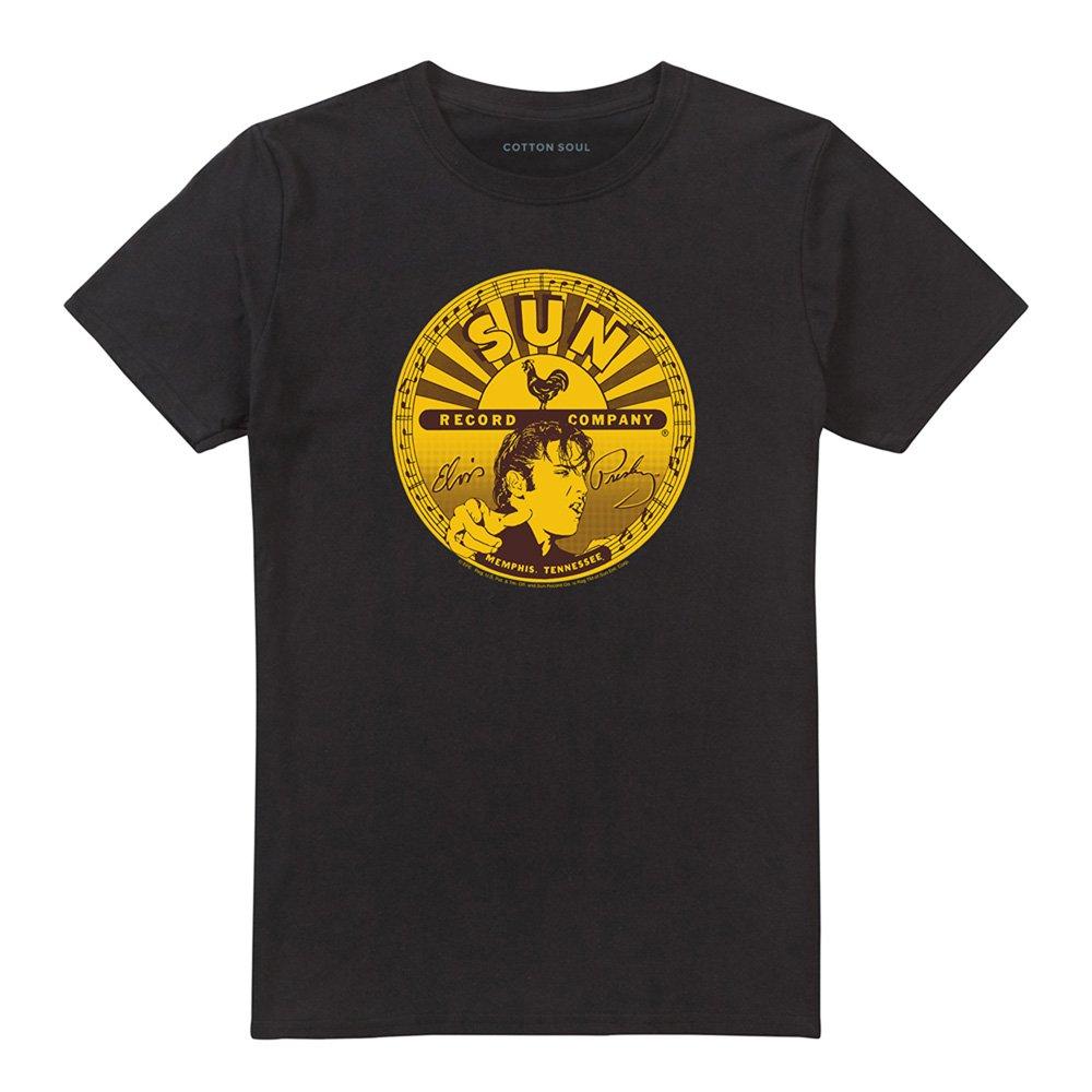 Black - Elvis Presley - Sun Elvis Full Sun Label T-Shirt Black - 4