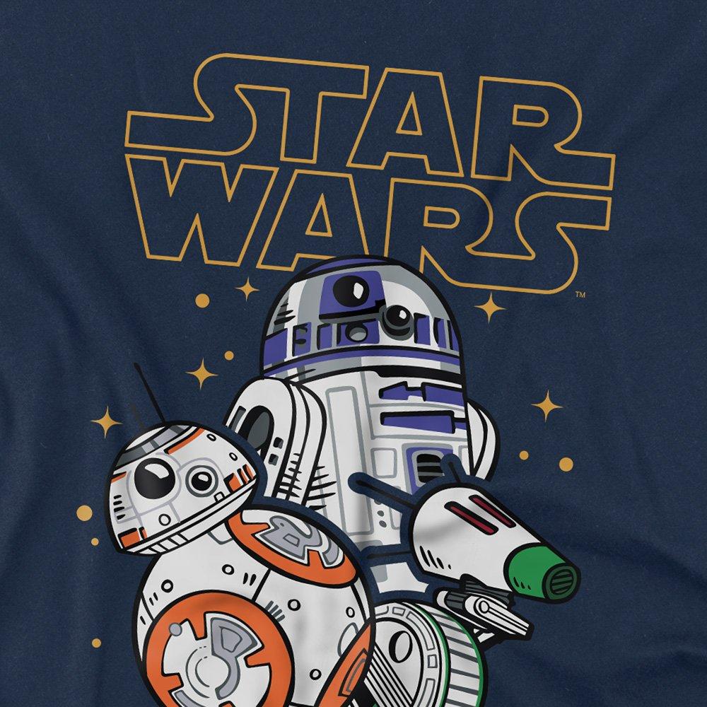 Navy - Star Wars - Droid Group Boys Cotton T-Shirt - 2