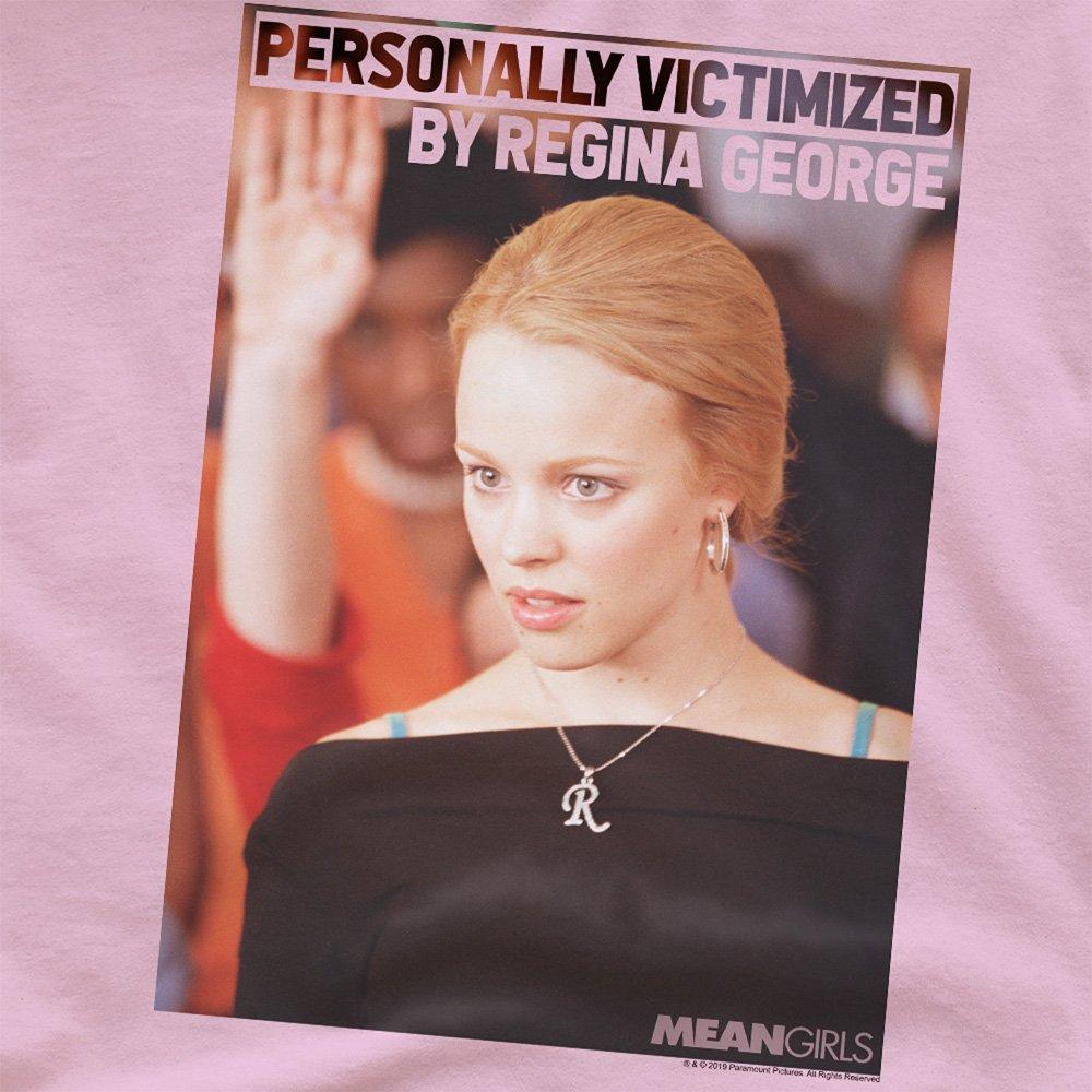 Pink - Mean Girls - Mean Girls Regina George Victim T Shirt Pink - 2