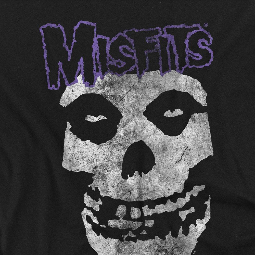 Black - Misfits - Misfits - Skull Logo (Back Print) T-Shirt Black - 2