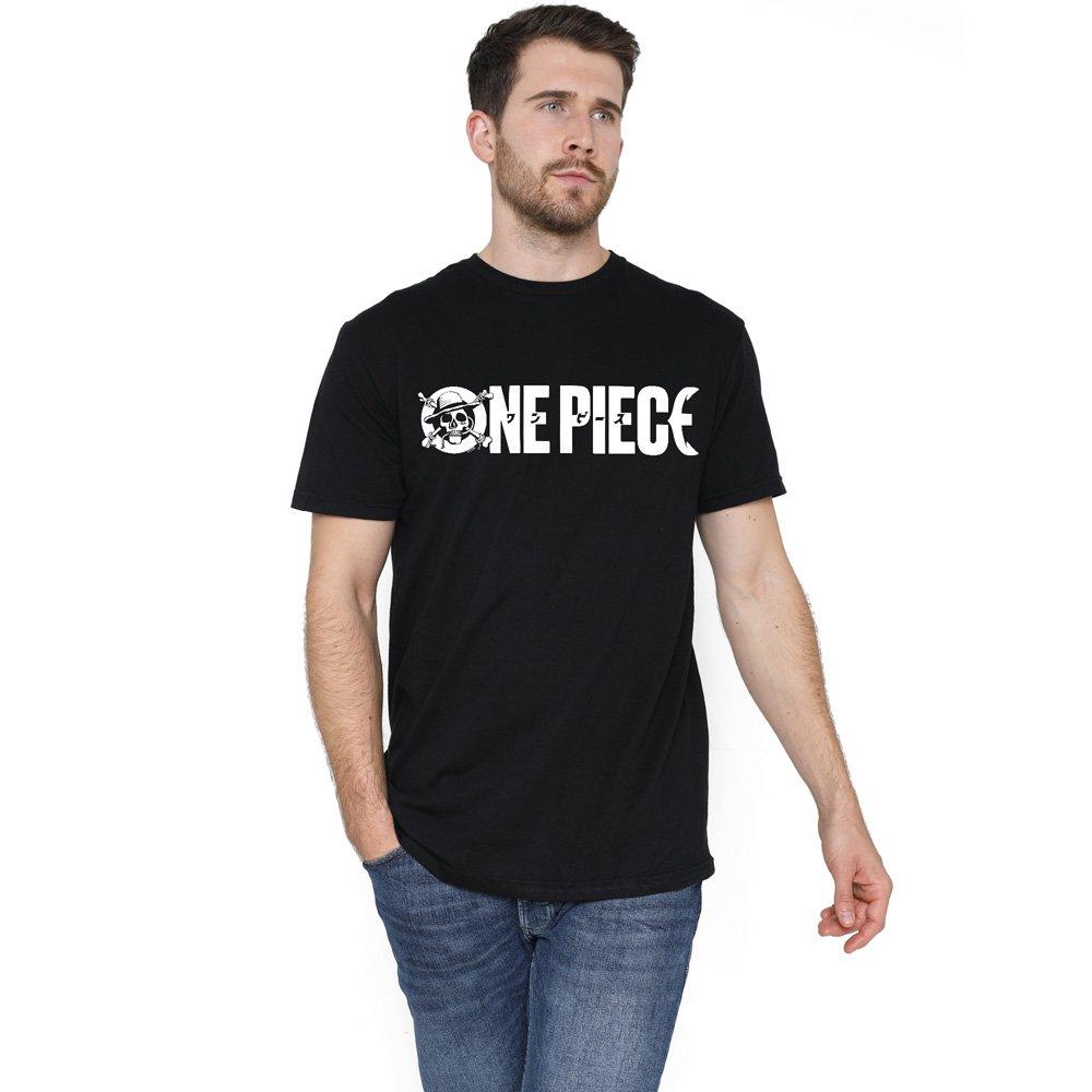 Black - One Piece - One Piece Mono Logo T Shirt Black - 1