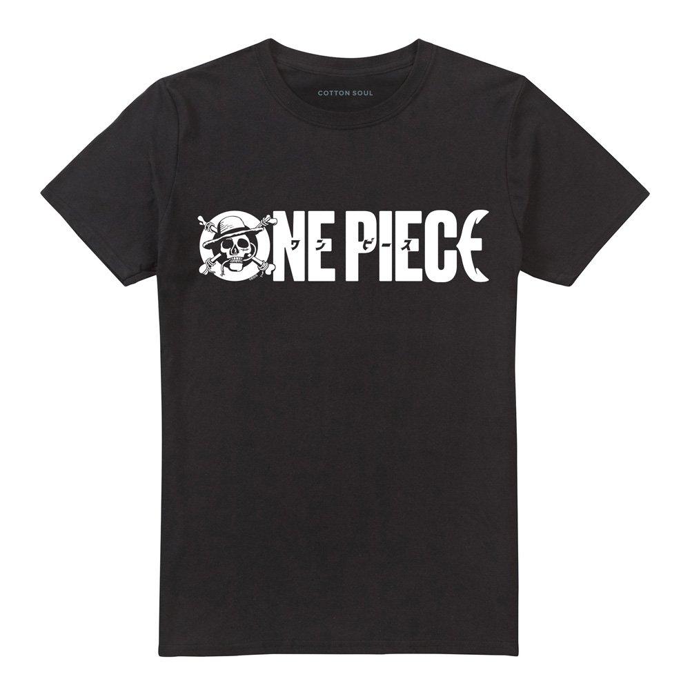 Black - One Piece - One Piece Mono Logo T Shirt Black - 4