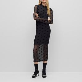 Hugo Nasuse Mesh Dress