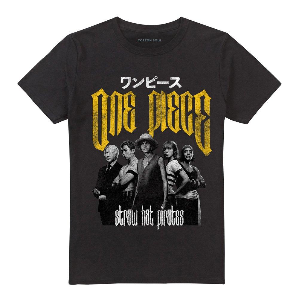 Black - One Piece - One Piece Group Shot Anime Band T Shirt Black - 4