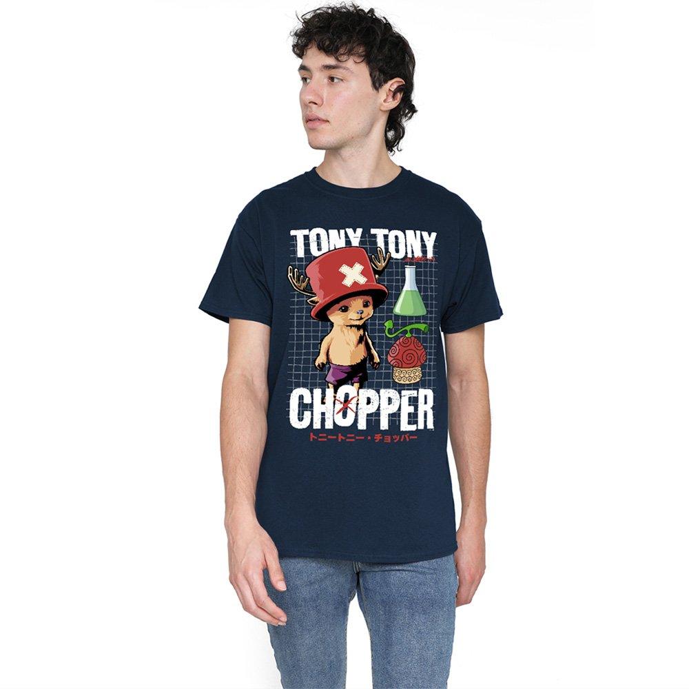 Navy - One Piece - Chopper Schematic T-Shirt Navy - 1