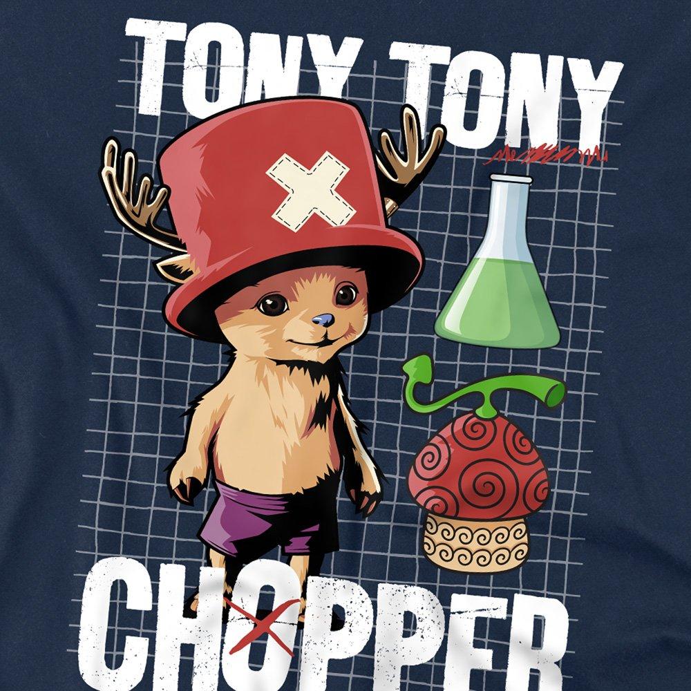 Navy - One Piece - Chopper Schematic T-Shirt Navy - 2