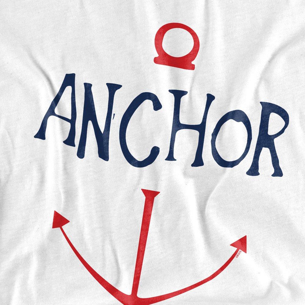White - One Piece - One Piece Sketch Anchor Simple T Shirt White - 2