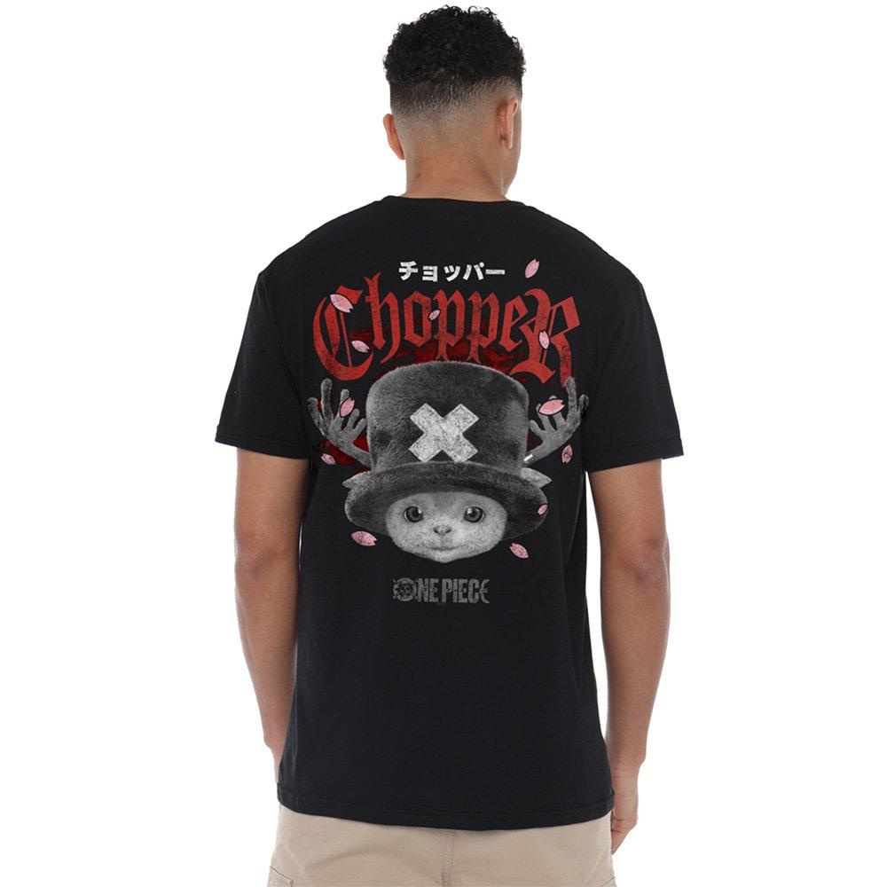 Black - One Piece - Chopper Heavy Metal (Back Print) T-Shirt Black - 3