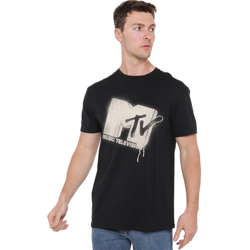 Black - Other - Mtv Mtv Grey Over Spray T Shirt Black - 1