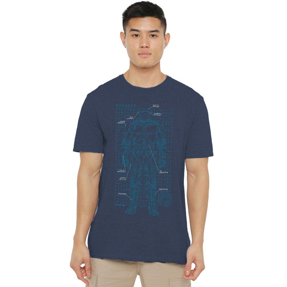 Navy - Other - Robocop Schematic T-Shirt Navy - 1