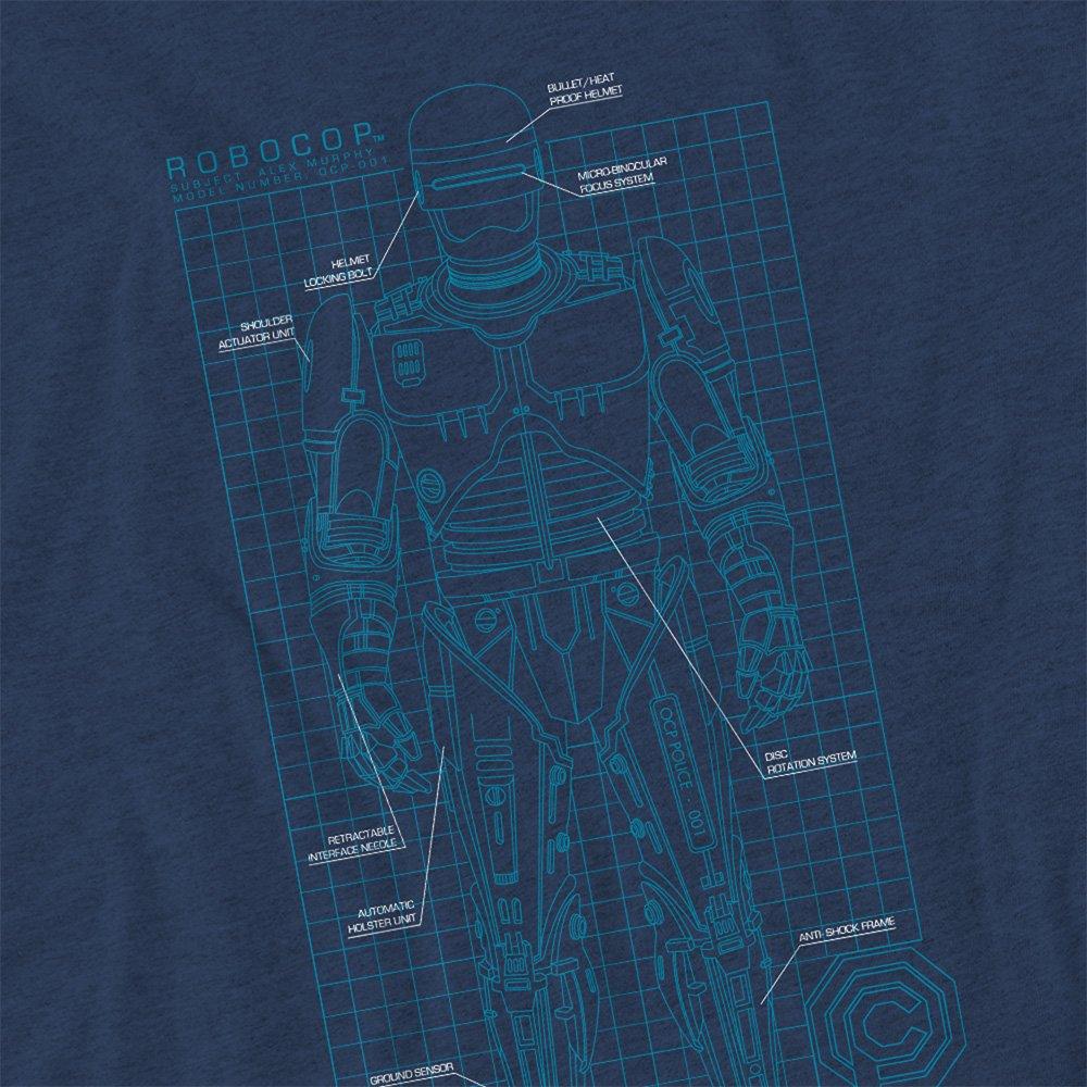Navy - Other - Robocop Schematic T-Shirt Navy - 2