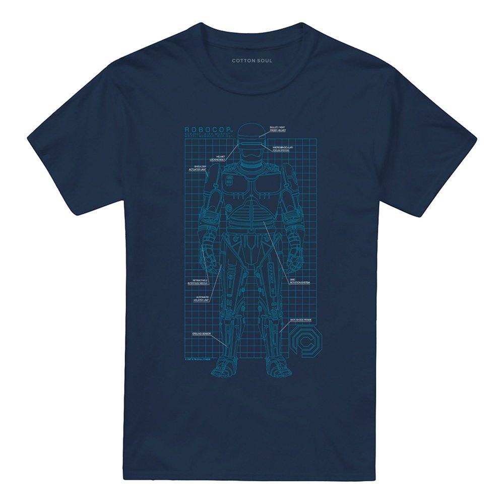 Navy - Other - Robocop Schematic T Shirt Navy - 4