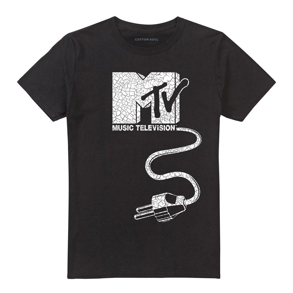 Black - Other - Unplugged Mtv Logo With Giant Plug T Shirt Black - 4