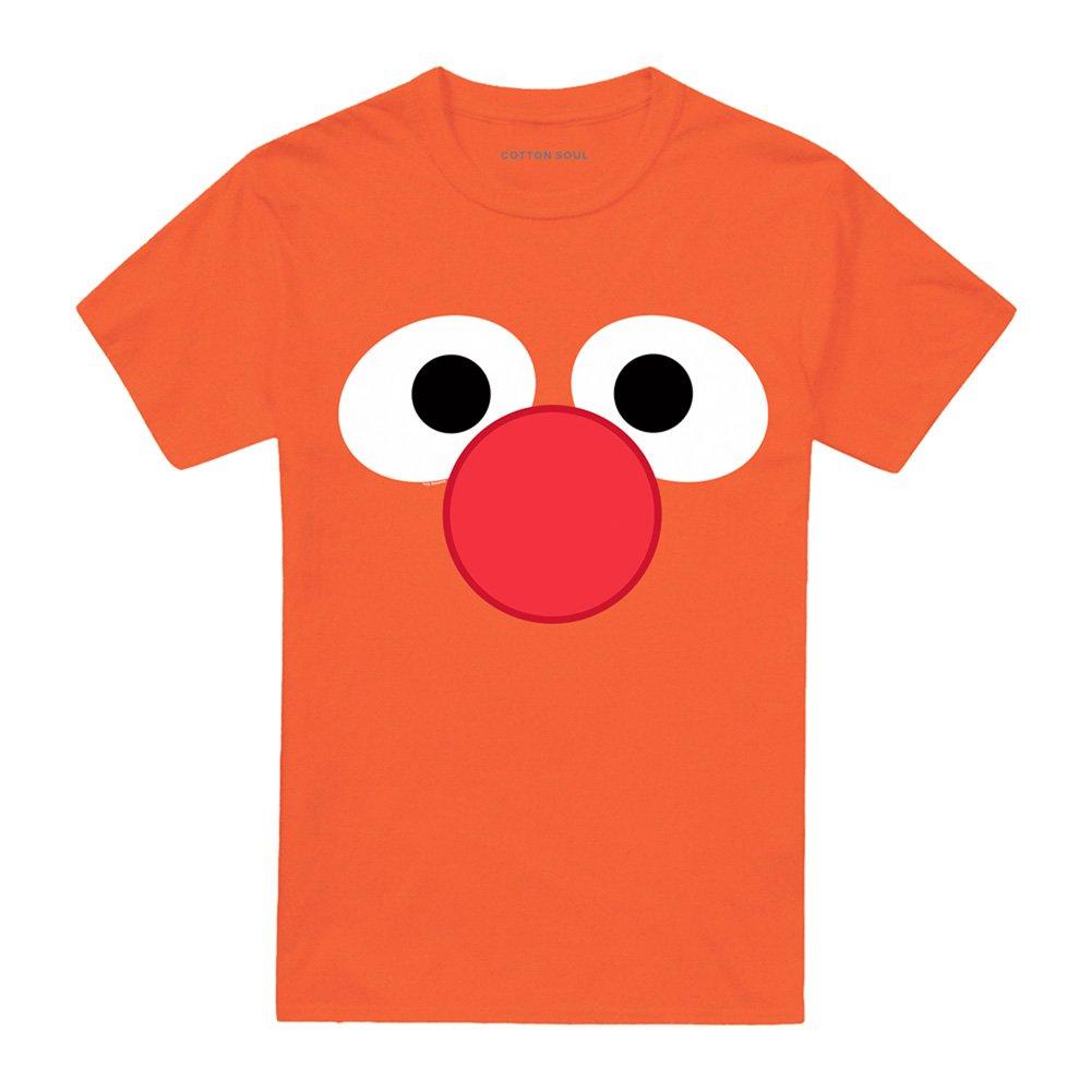 Orange - Sesame Street - Sesame Street Ernie Eyes T Shirt Orange - 4