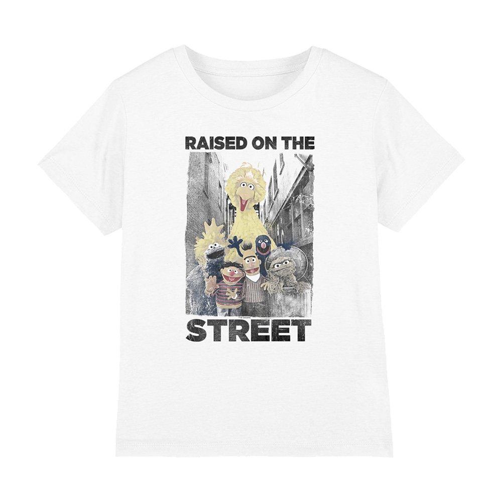 White - Sesame Street - Sesame Street Raised On The Streets T-Shirt White - 1