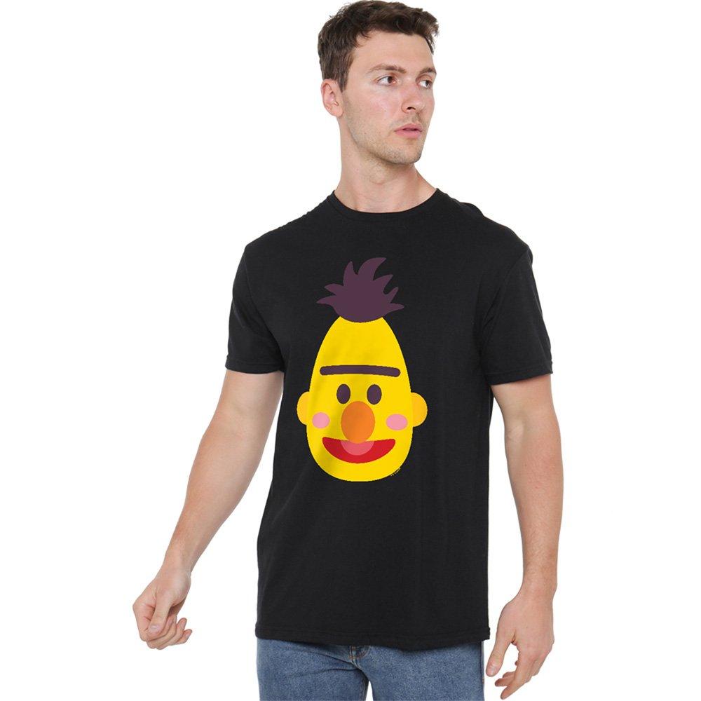 Black - Sesame Street - Sesame Street Bert Kawaii Face T Shirt Black - 1