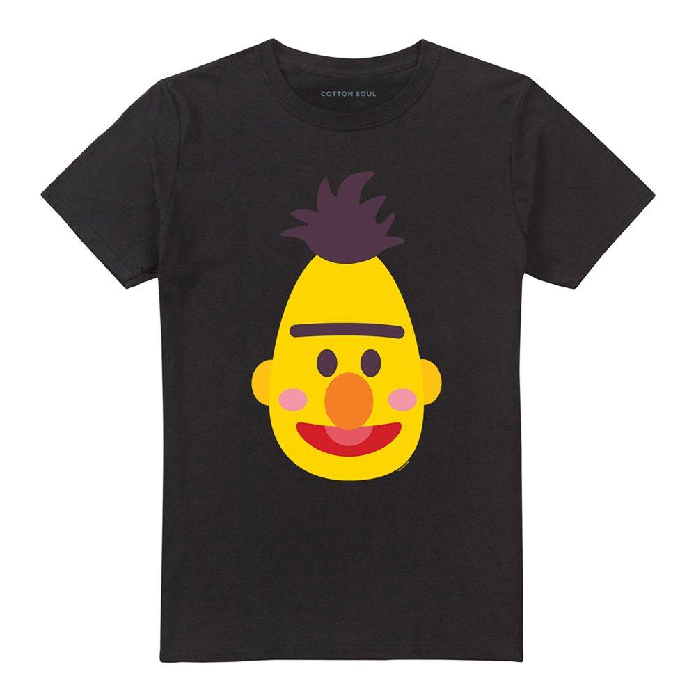 Black - Sesame Street - Sesame Street Bert Kawaii Face T Shirt Black - 4