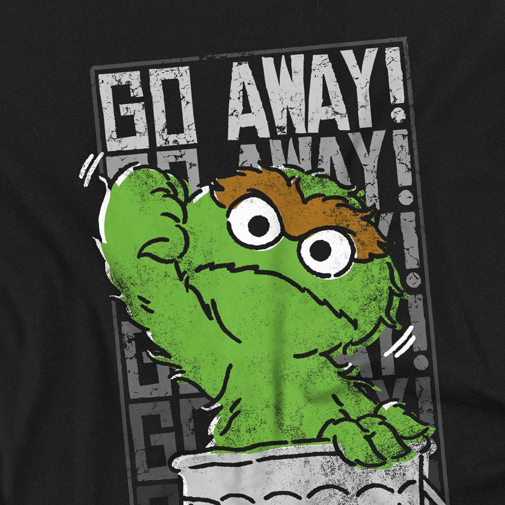 Black - Sesame Street - Sesame Street Go Away T-Shirt Black - 2