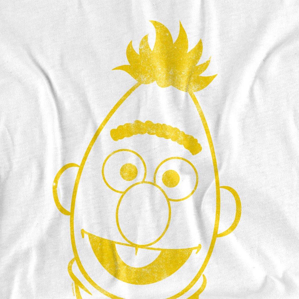 White - Sesame Street - Sesame Street Bert Mono T Shirt White - 2