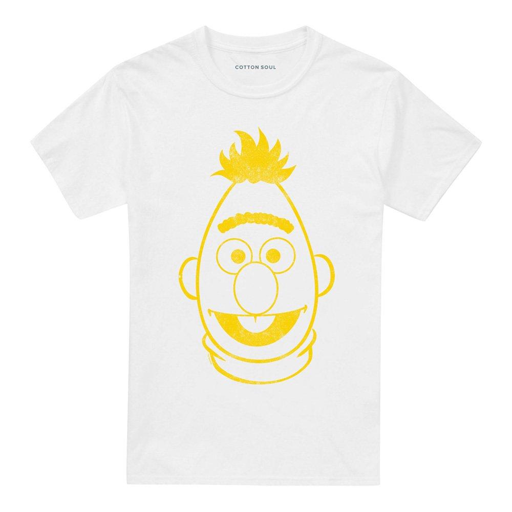 White - Sesame Street - Sesame Street Bert Mono T Shirt White - 4