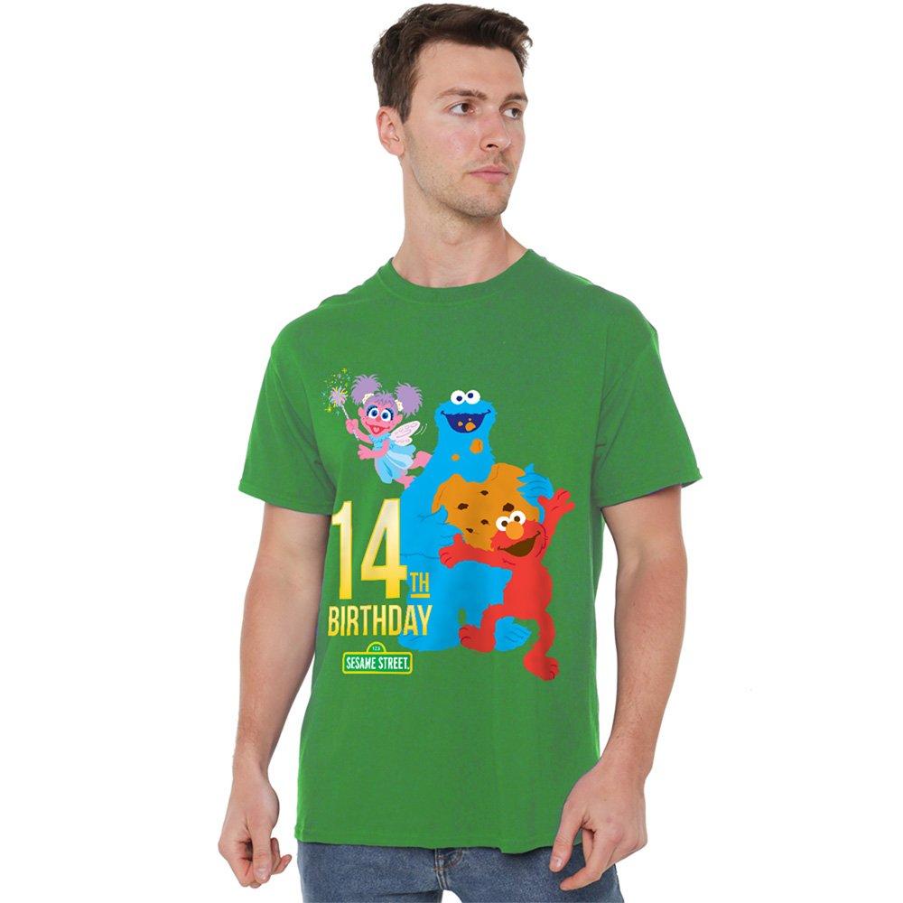 Green - Sesame Street - Sesame Street 14Th Birthday T Shirt Kelly Green - 1